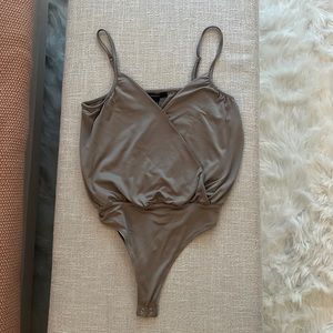 Grey bodysuit - forever 21